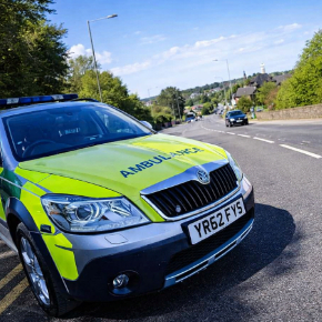 Event first aider providing on-site medical support